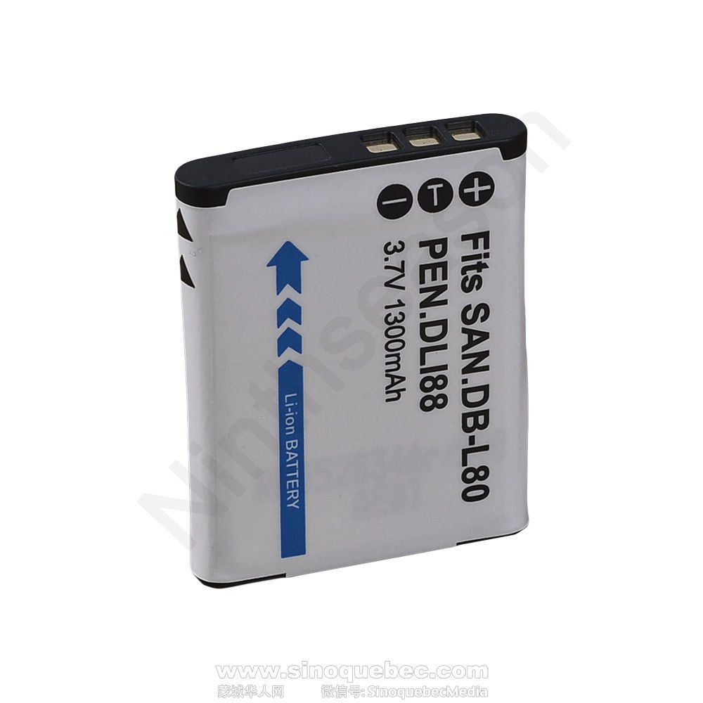 DB-L80 Camera Battery For Sanyo VPC-CG10 VPC-CG20 PENTAX VPC-CG88 CG100.jpg