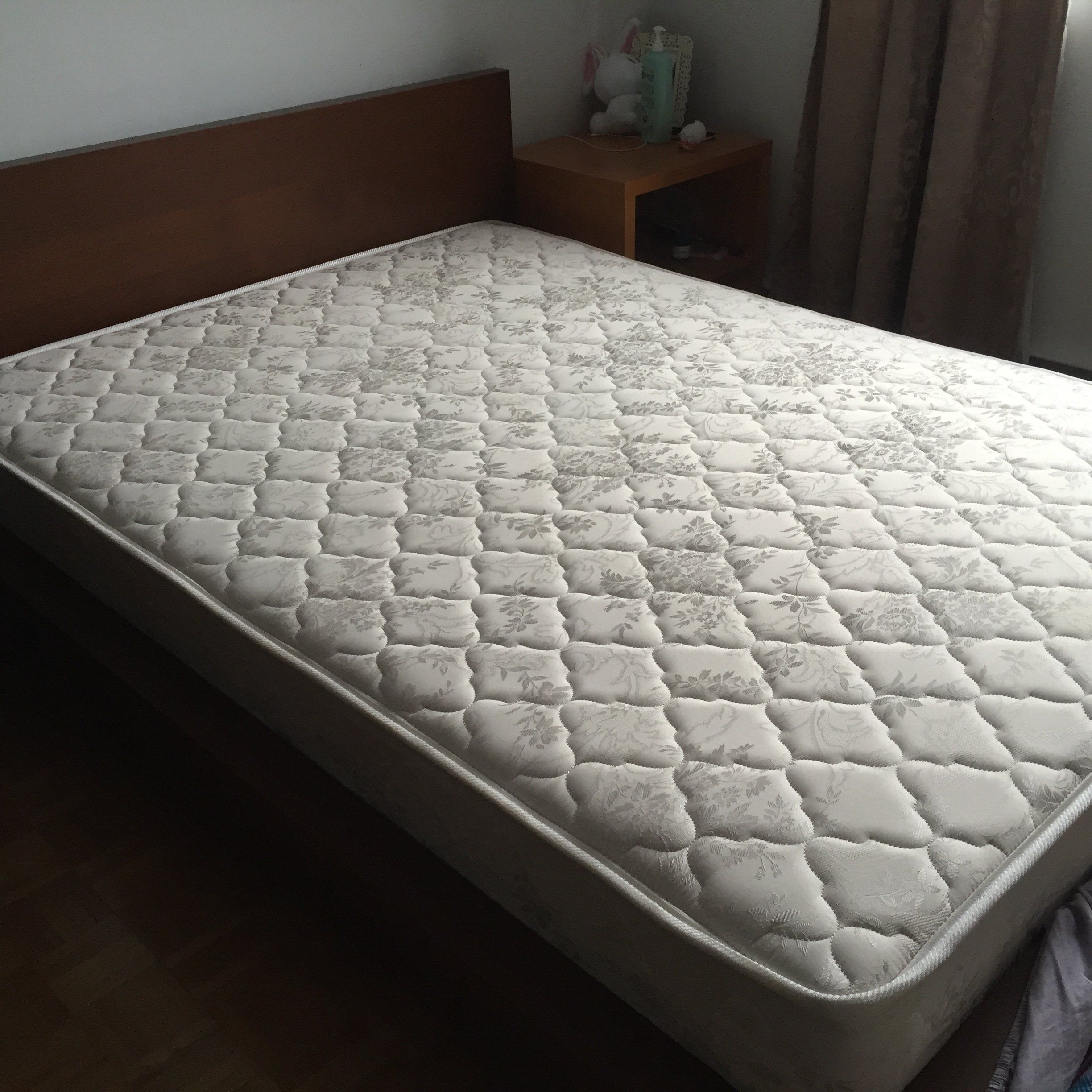 Ikea double size 床+床垫160$
