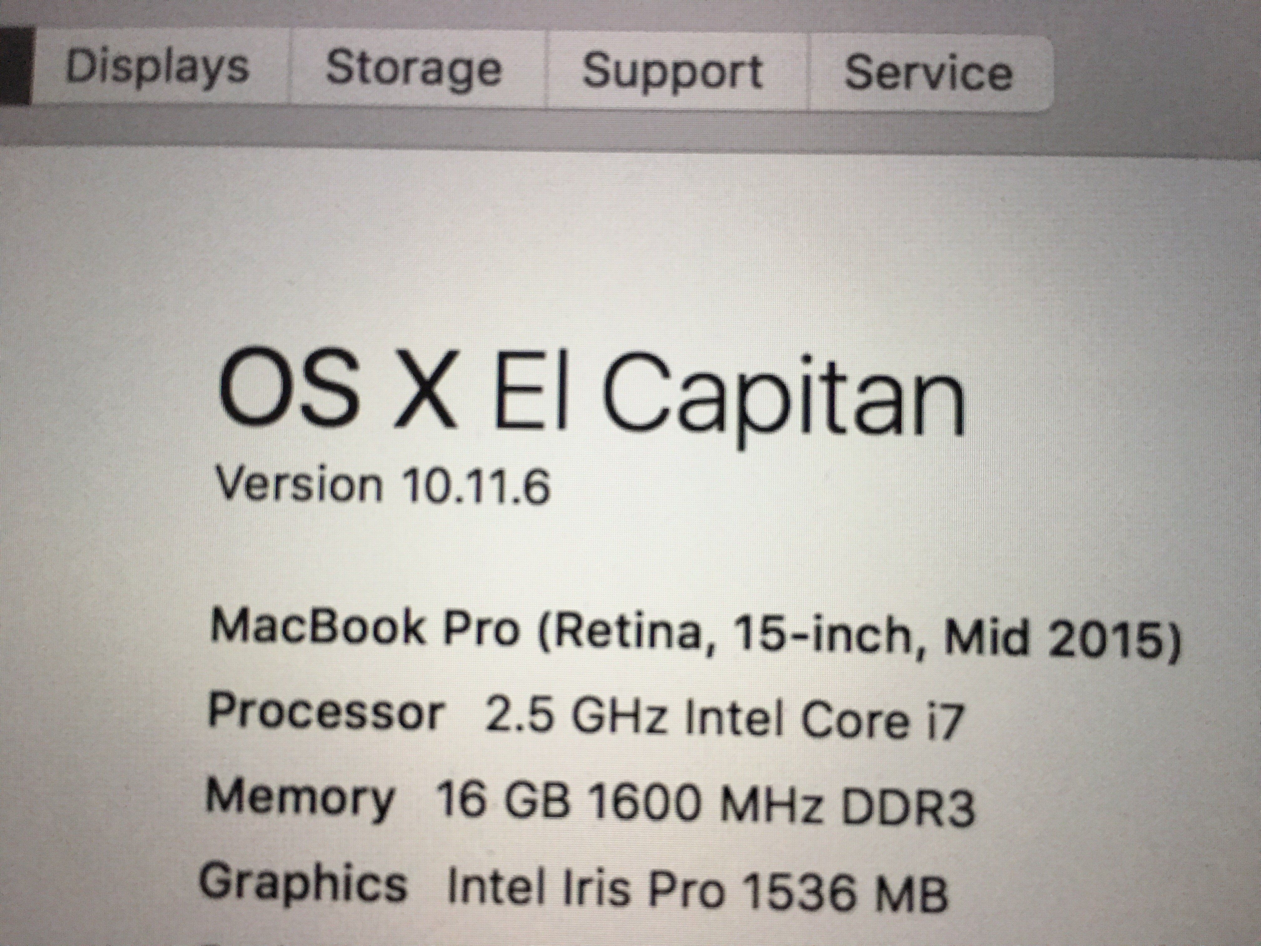Macbook Pro 15'' Retina