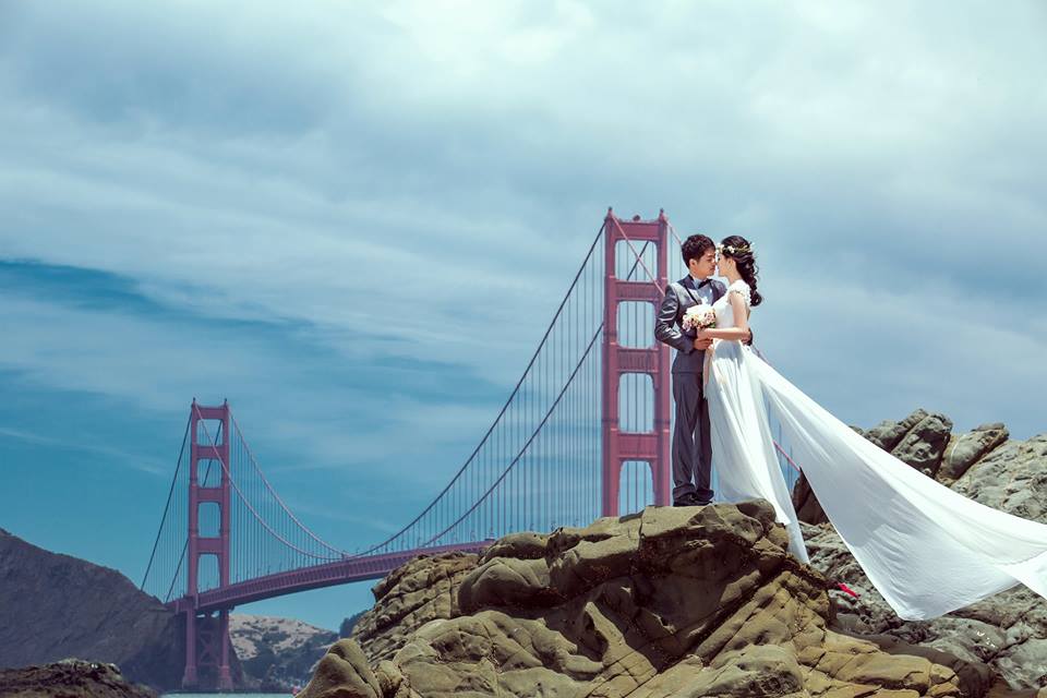 旧金山 王子婚纱摄影 