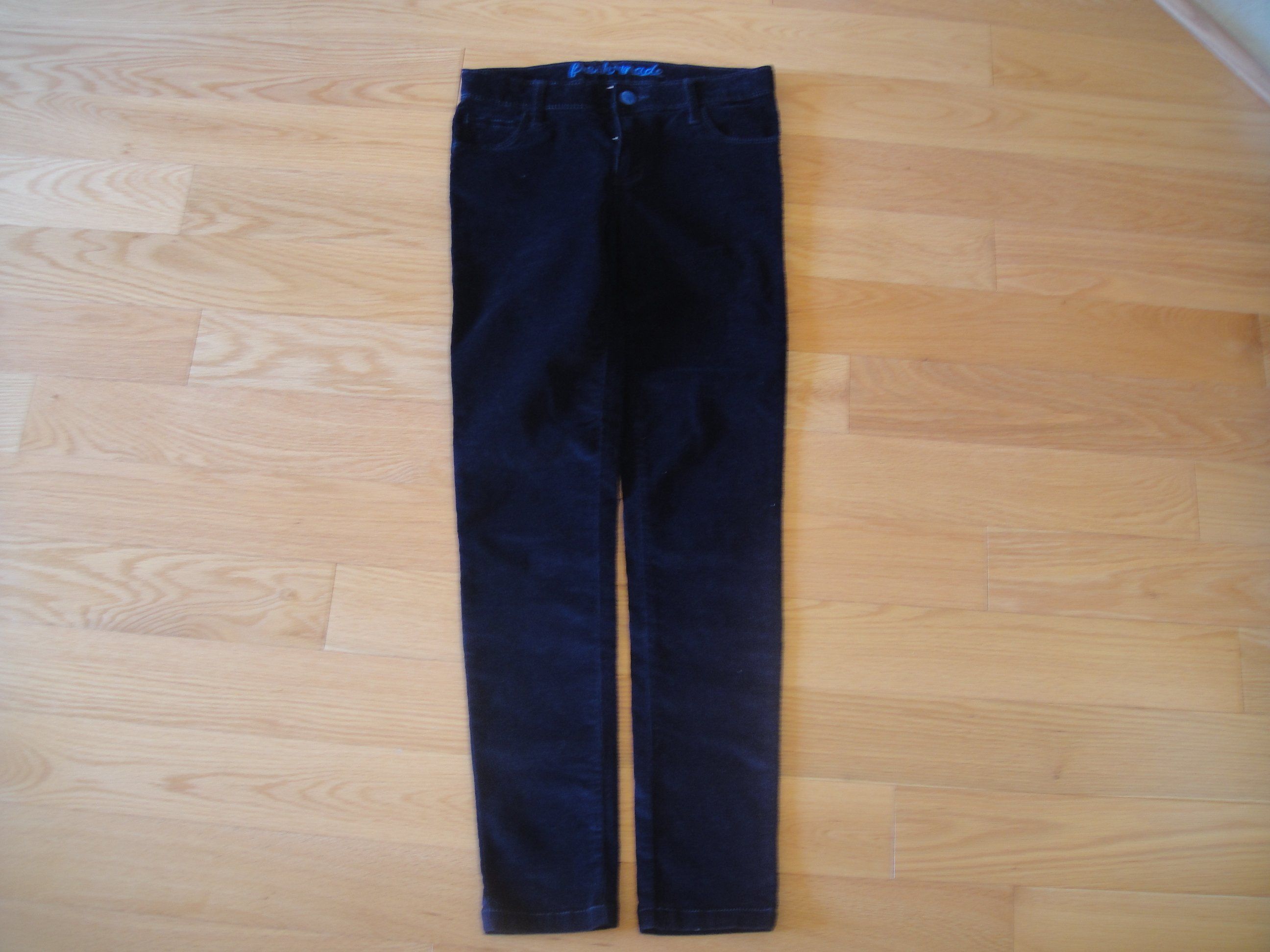 全新JOE蓝色灯心绒 裤，内含可调节腰带，10岁，15$