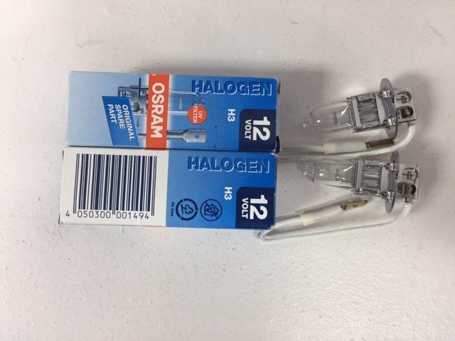 Halogen, H3, 12V，Fog Ligh Bulb