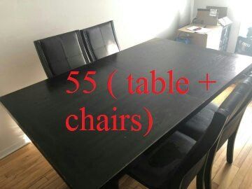 table + chairs