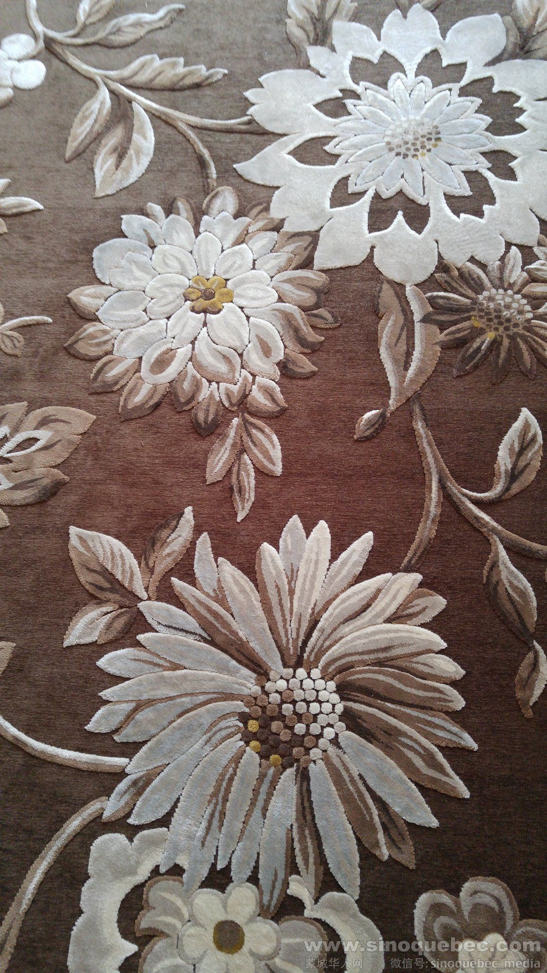 棕色地毯细节