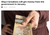 2026年第一桶金! 加拿大政府1月福利发放日程全解析